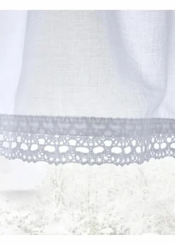 Clearance Bio Baumwoll Scheibengardine mit Wichteldruck Scheibengardinen|Weihnachtsdeko & -Textilien·Gardinen