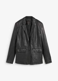 Damen bonprix Blazer|Premium|Blazer aus Lammnappa