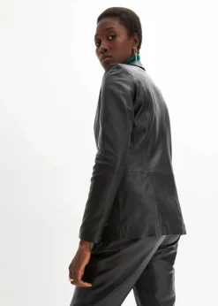 Damen bonprix Blazer|Premium|Blazer aus Lammnappa
