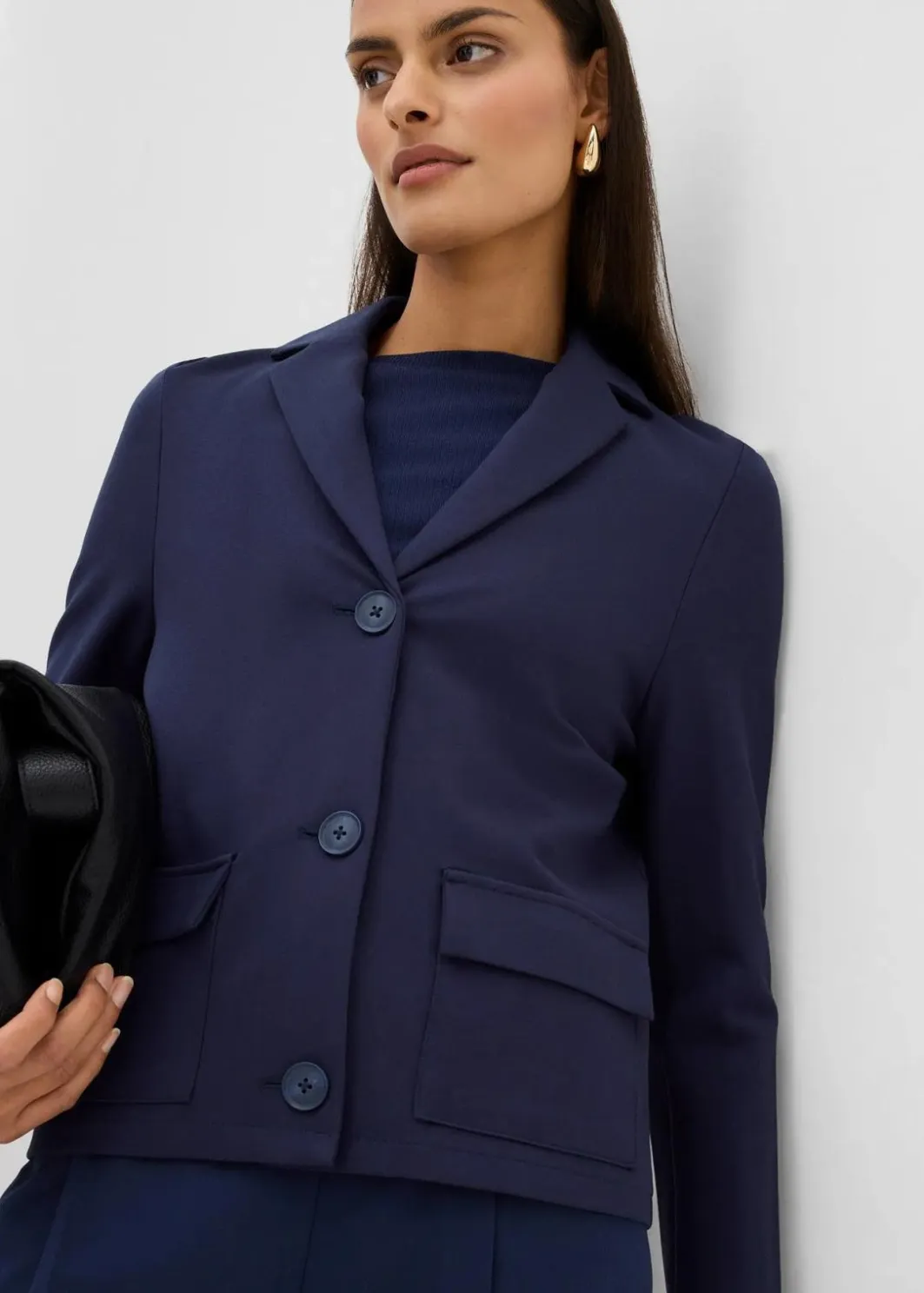 Clearance Blazer aus Punto di Roma Damen Bekleidung·Basics|Bekleidung·Blusen & Tuniken