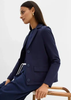Clearance Blazer aus Punto di Roma Damen Bekleidung·Basics|Bekleidung·Blusen & Tuniken