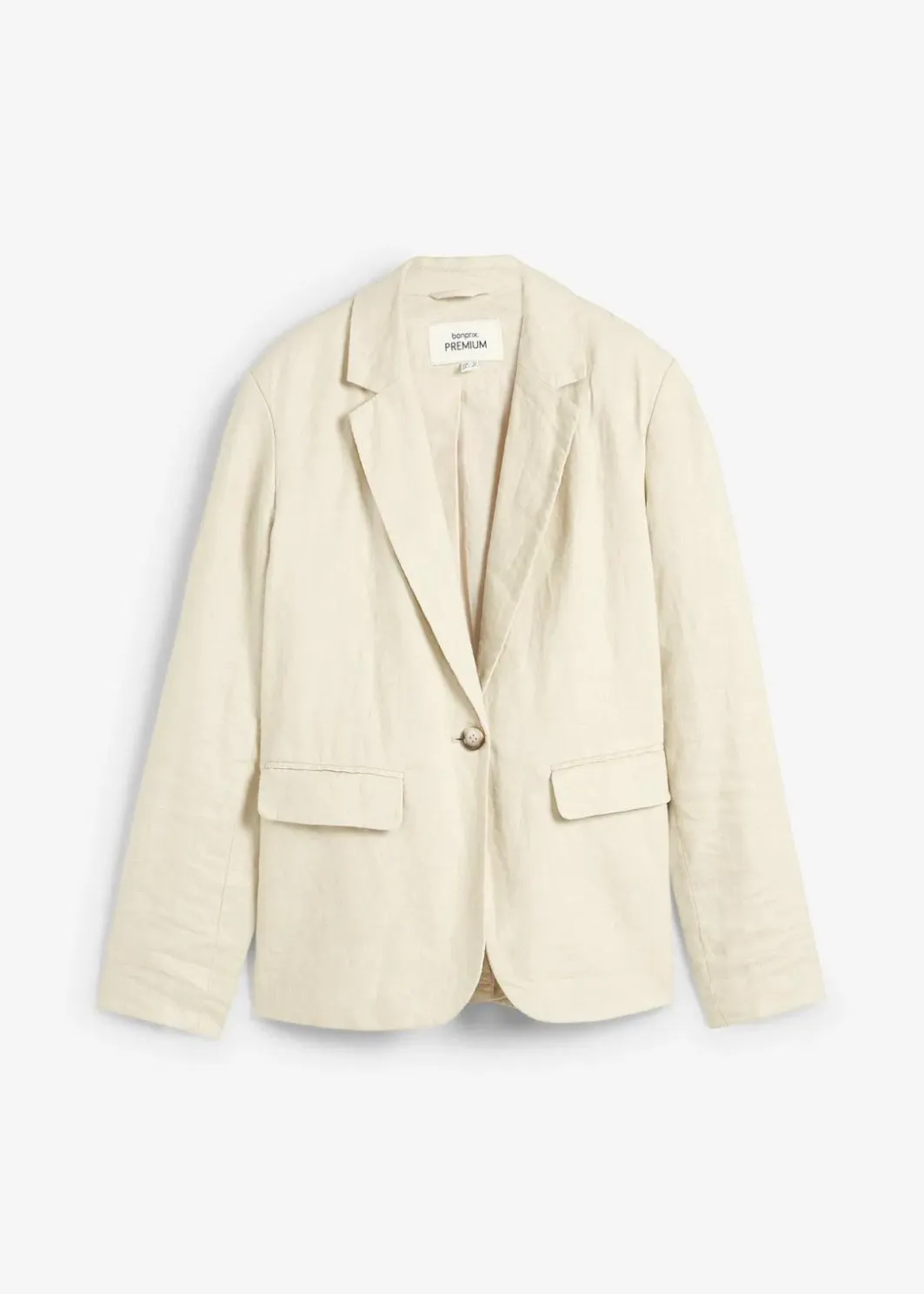 Damen bonprix Bekleidung·Basics|Blazer|Blazer aus reinem Leinen
