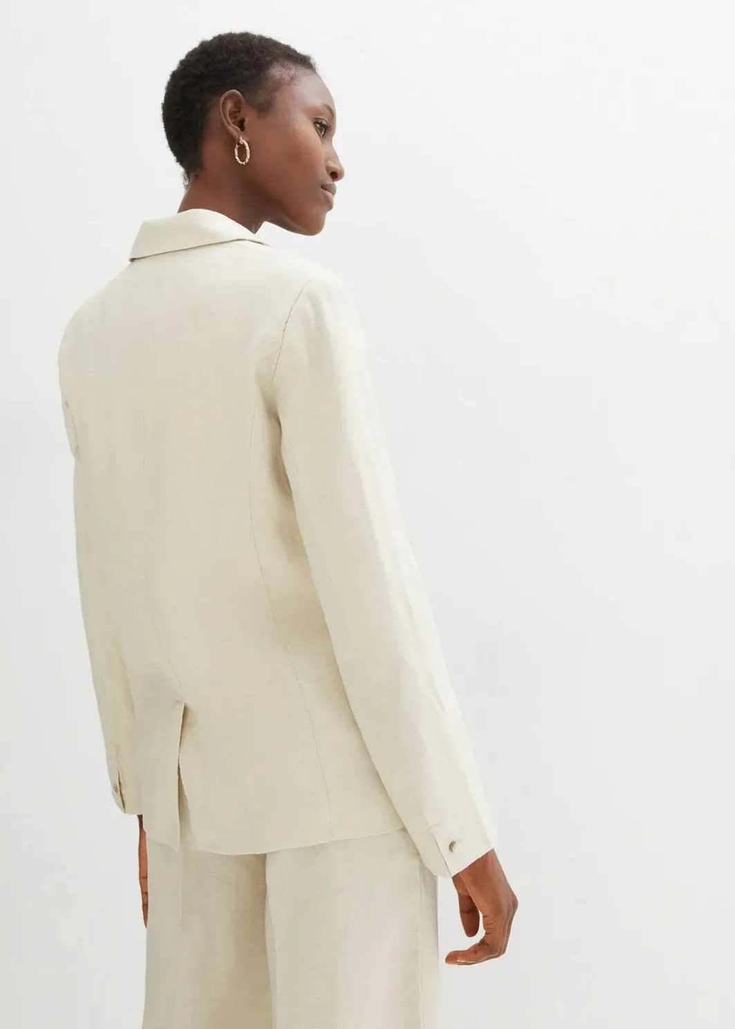 Damen bonprix Bekleidung·Basics|Blazer|Blazer aus reinem Leinen
