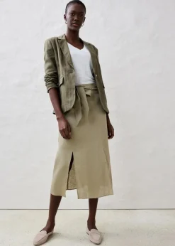 Damen bonprix Bekleidung·Basics|Blazer|Blazer aus reinem Leinen