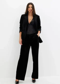Damen bonprix Bekleidung·Basics|Zweiteiler & Sets|Blazer aus softem Samt