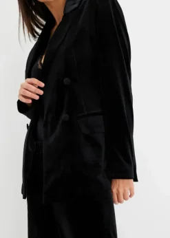 Damen bonprix Bekleidung·Basics|Zweiteiler & Sets|Blazer aus softem Samt