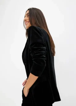 Damen bonprix Bekleidung·Basics|Zweiteiler & Sets|Blazer aus softem Samt