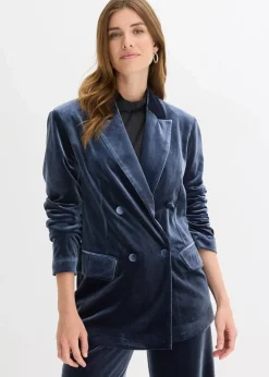 Outlet Blazer aus softem Samt Damen Blazer|Zweiteiler & Sets