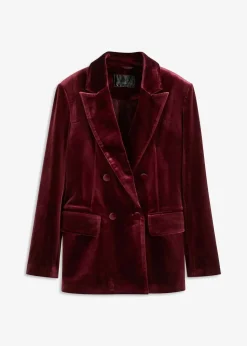 Damen bonprix Blazer|Zweiteiler & Sets|Blazer aus softem Samt