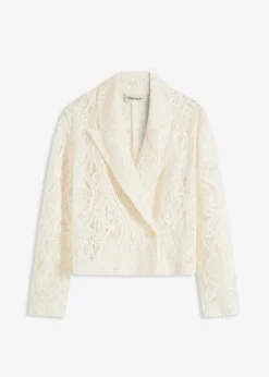 Damen bonprix Blazer|Blazer aus Spitze