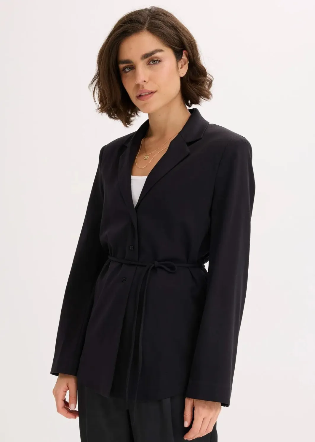 Damen bonprix Blazer|Bekleidung·Basics|Blazer aus Viskose-Mix