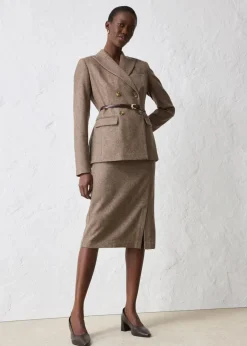 Damen bonprix Bekleidung·Basics|Blazer|Blazer aus weichem Woll-Mix