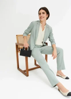 Blazer mit drapierten Ärmeln Damen Nachhaltigere Materialien|Blazer