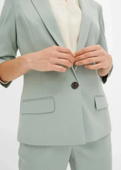 Blazer mit drapierten Ärmeln Damen Nachhaltigere Materialien|Blazer