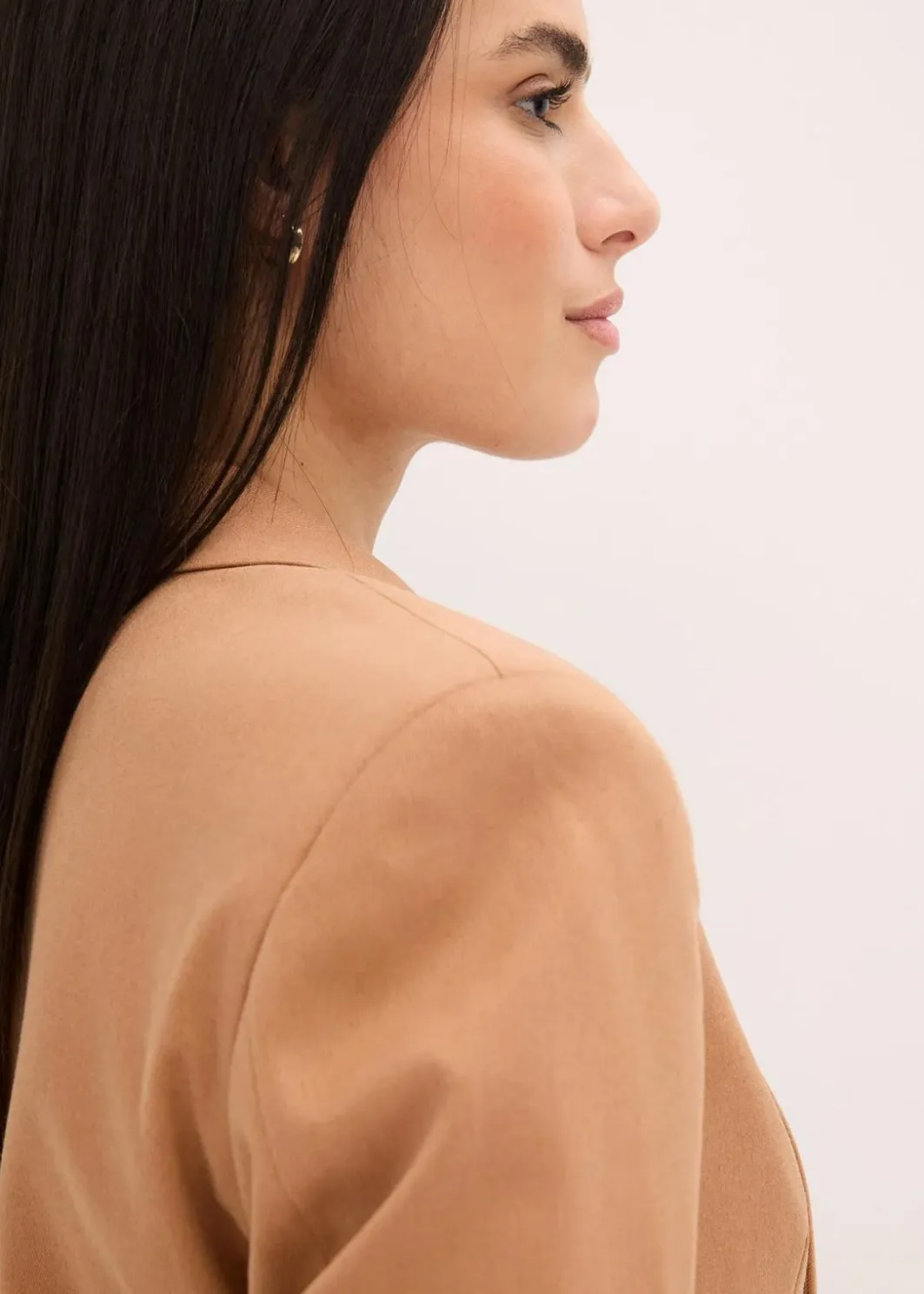 Damen bonprix Bekleidung·Basics|Blazer|Blazer mit drapierten Ärmeln