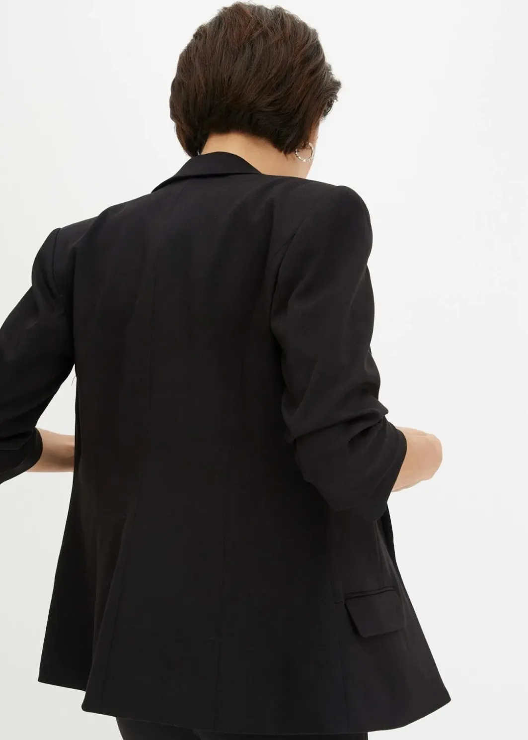 Damen bonprix Nachhaltigere Materialien|Blazer|Blazer mit drapierten Ärmeln