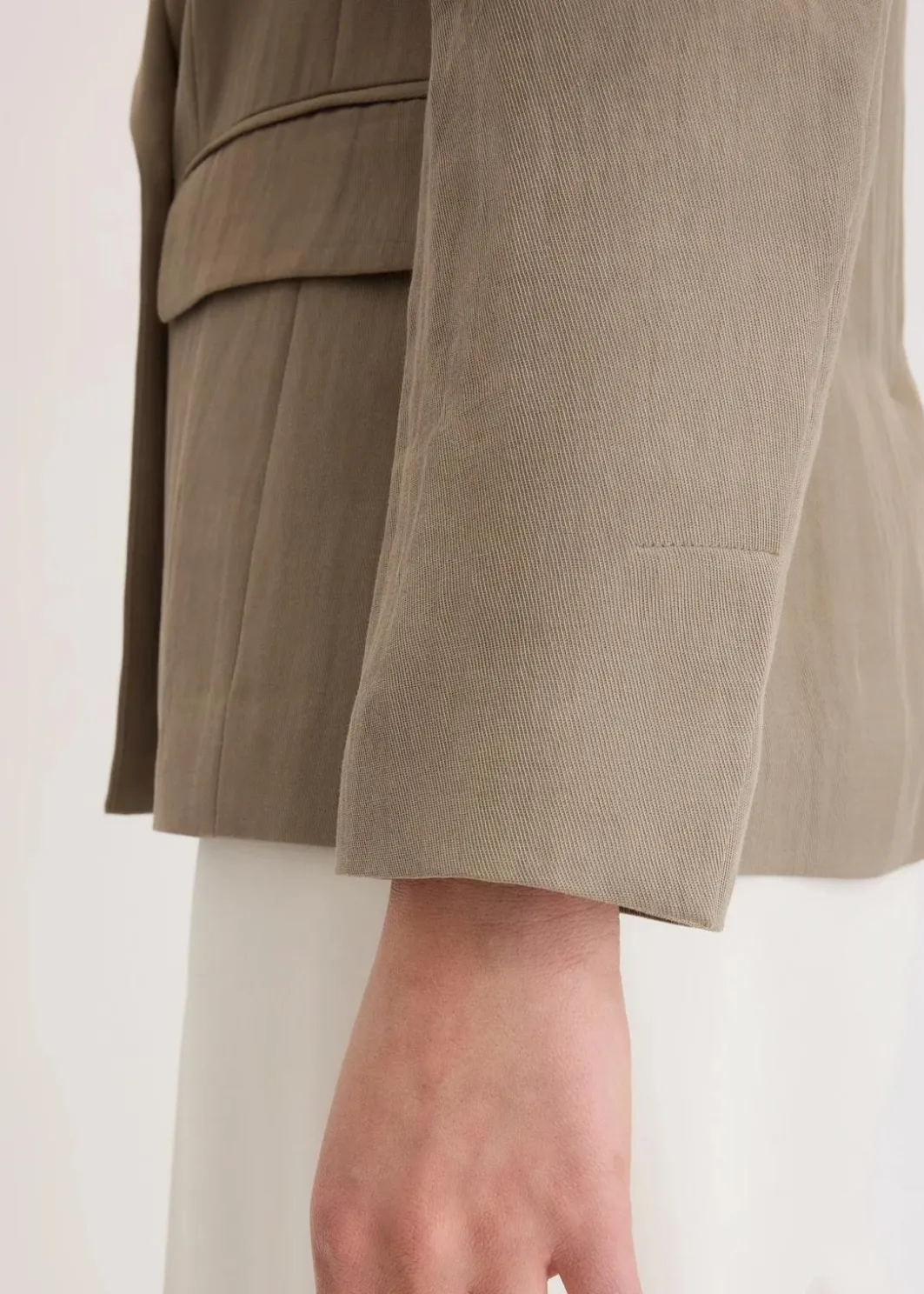New Blazer mit Lyocell im Crinklelook Damen Bekleidung·Basics|Blazer