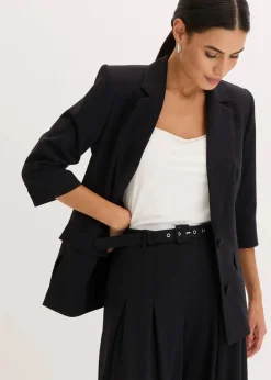 Discount Blazer mit modisch betonten Schultern Damen Blazer