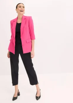 Damen bonprix Blazer|Blazer mit modisch betonten Schultern