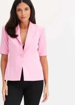 Damen bonprix Blazer|Blazer mit Sandhourglass-Passform
