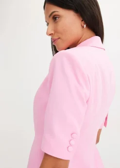Damen bonprix Blazer|Blazer mit Sandhourglass-Passform