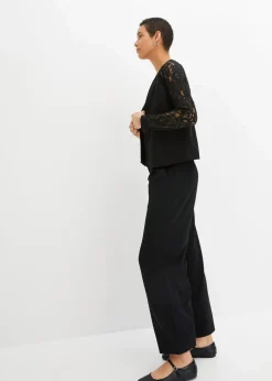 Damen bonprix Bekleidung·Basics|Festliche Mode|Blazer mit Spitzenärmeln