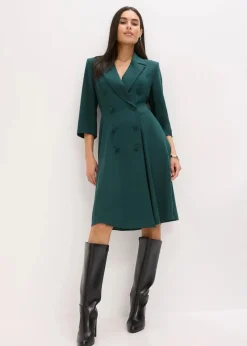 New Blazerkleid mit ausgestelltem Rockteil Damen Bekleidung·Pullover & Strickjacken|Kleider