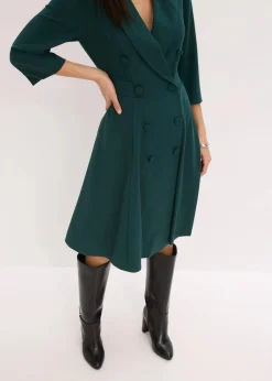 New Blazerkleid mit ausgestelltem Rockteil Damen Bekleidung·Pullover & Strickjacken|Kleider
