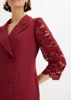 Sale Blazer-Kleid mit Spitzenärmeln Damen Kleider|Bekleidung·Pullover & Strickjacken