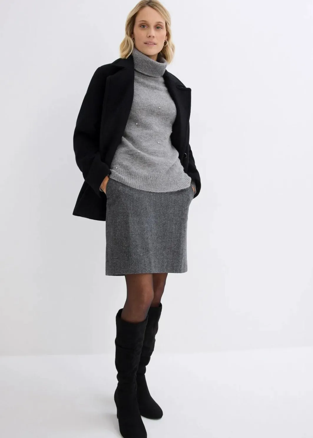 Damen bonprix Bekleidung·Sportbekleidung|Nachhaltigere Materialien|Bleistiftrock