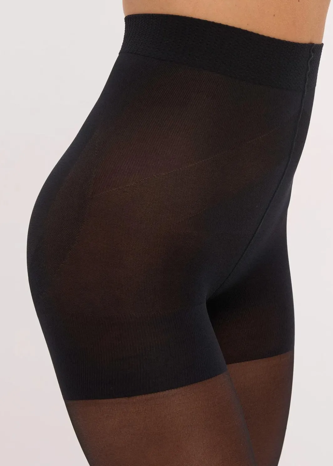 Damen bonprix Wäsche·Socken & Strumpfhosen|Socken & Strumpfhosen|Blickdichte Strumpfhose mit Push Up Effekt + Belly Control + Komfortbündchen + Kompression, 50 DEN