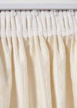 Blickdichter Vorhang aus weichem Chenille (1er Pack) Vorhänge
