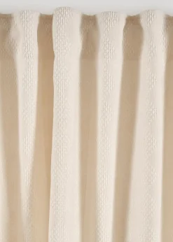 Blickdichter Vorhang aus weichem Chenille (1er Pack) Vorhänge