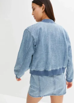 Damen bonprix Jacken & Mäntel|Blouson aus Denim