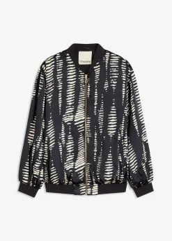 Damen bonprix Bekleidung·Hosen|Jacken & Mäntel|Blouson aus fließendem Satin