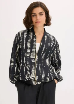 Damen bonprix Bekleidung·Hosen|Jacken & Mäntel|Blouson aus fließendem Satin