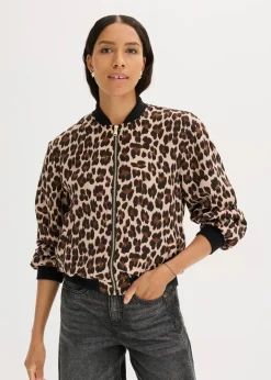 New Blouson aus fließendem Satin Damen Bekleidung·Hosen|Jacken & Mäntel