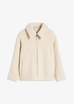 Outlet Blouson aus softem Bouclé Damen Bekleidung·Hosen|Jacken & Mäntel