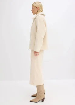 Outlet Blouson aus softem Bouclé Damen Bekleidung·Hosen|Jacken & Mäntel
