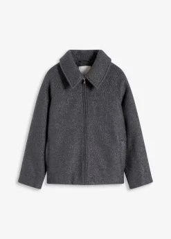 Outlet Blouson aus softem Bouclé Damen Jacken & Mäntel|Bekleidung·Hosen