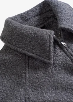 Outlet Blouson aus softem Bouclé Damen Jacken & Mäntel|Bekleidung·Hosen