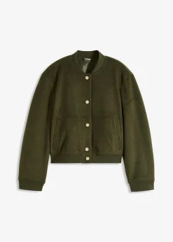 Damen bonprix Kurzgrößen|Bekleidung·Hosen|Blouson in Wolloptik