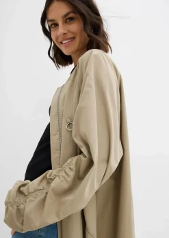 Hot Blouson-Mantel mit Strickkragen Damen Bekleidung·Hosen|Jacken & Mäntel