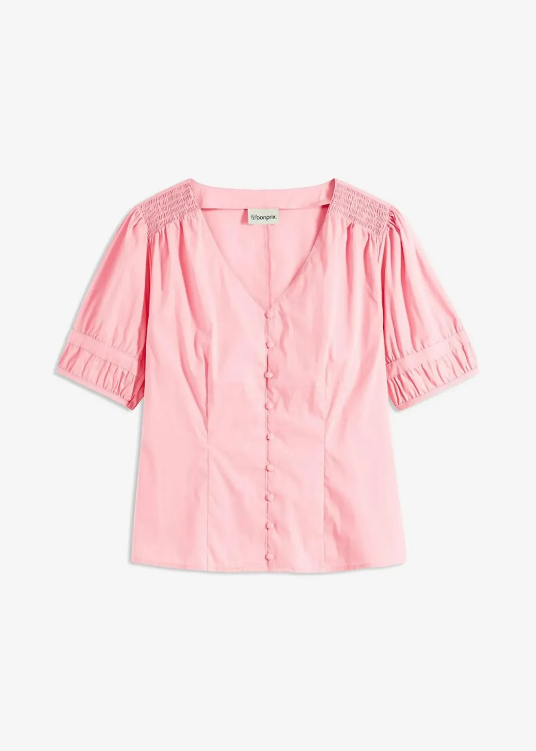 Damen bonprix Bekleidung·Jacken & Mäntel|Blusen & Tuniken|Bluse aus Baumwoll-Mix