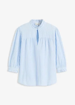 Outlet Bluse aus Baumwoll-Viskose Mix Damen Blusen & Tuniken