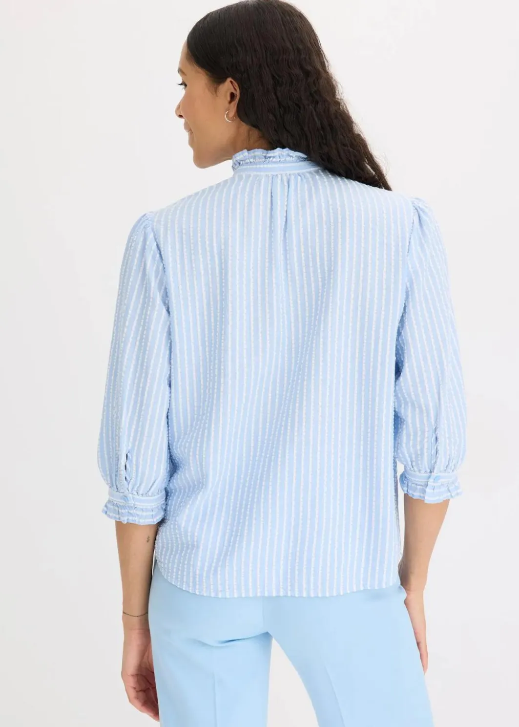 Outlet Bluse aus Baumwoll-Viskose Mix Damen Blusen & Tuniken