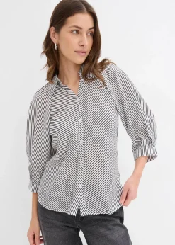 Damen bonprix Bekleidung·Jacken & Mäntel|Blusen & Tuniken|Bluse aus feinem Viskose-Mix