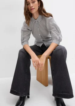 Damen bonprix Bekleidung·Jacken & Mäntel|Blusen & Tuniken|Bluse aus feinem Viskose-Mix