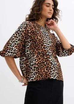Damen bonprix Blusen & Tuniken|Bluse aus feinem Viskose-Mix
