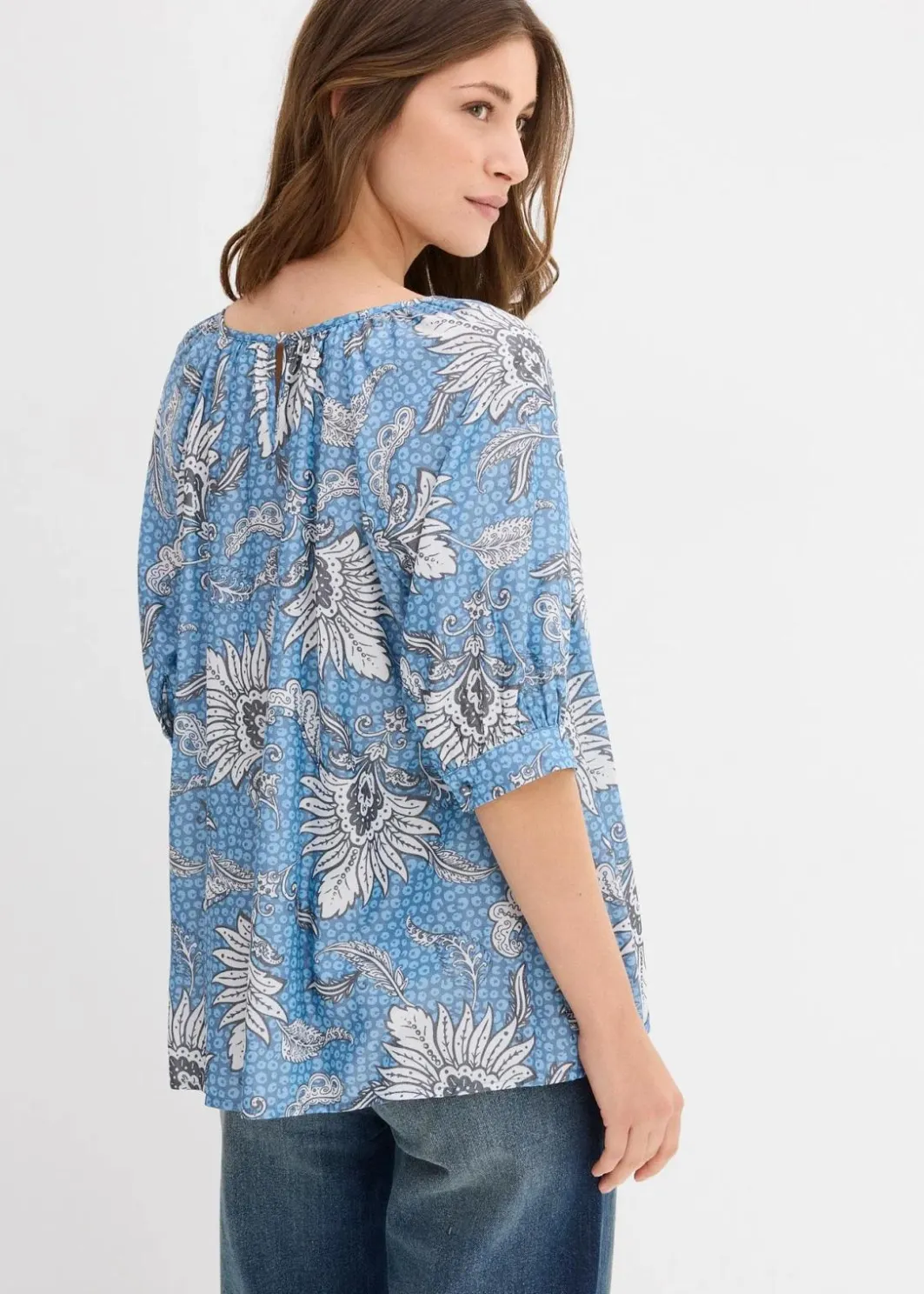 Best Bluse aus feinem Viskose-Mix Damen Bekleidung·Jacken & Mäntel|Blusen & Tuniken